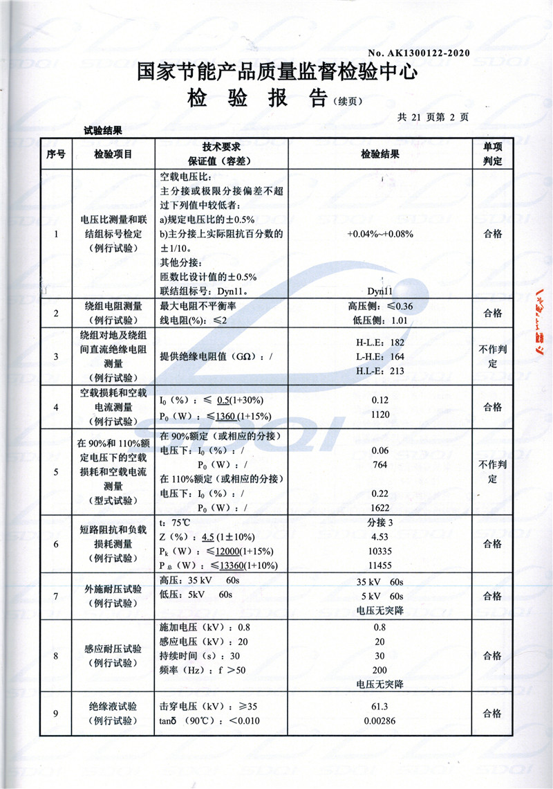 高低压试验报告-S11-1250乐平乐平乐平油浸式变压器-2.jpg